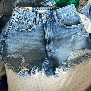 garage clothing denim shorts
